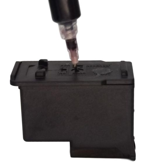 Canon cartridge inject ink